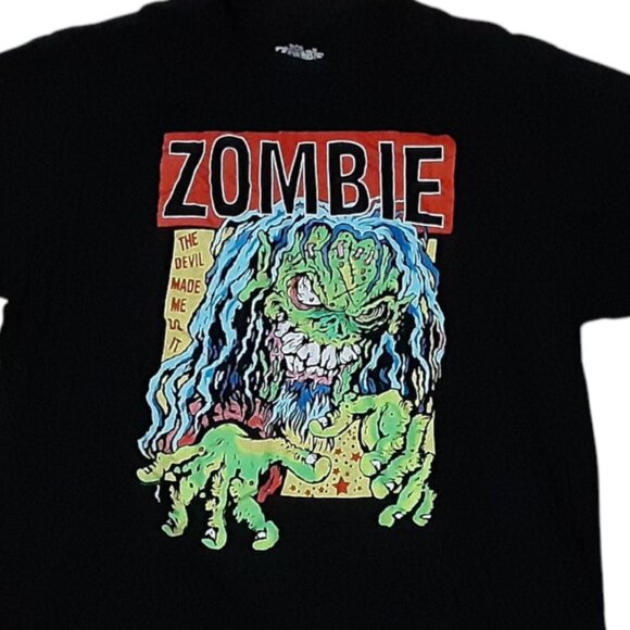 Rob Zombie Graphic Tee Shirt Size XL Zombie The Devil Made Me Do It 2020 - Picture 2 of 4